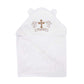 Estamico Unisex Baby Plush Hooded Bath Towels With Embroidery Cross And Cute Ears Baptism For Infants, Toddlers & Kids