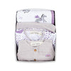 Masilo 100% Organic Cotton Muslin Snuggle Gift Set For New Born Boys And GirlsBaby Romper/Kimono Lounge Set/Stroller Blanket (7