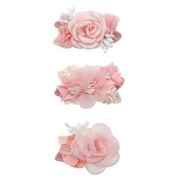 Flower Hair Clip Bfnaagirl Baby Girl Hair Bows Exquisite Hair Accessories Alligator Clips For Infants Toddlers Teen Kids Gift 3P