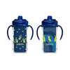 Dr. Brown'S Milestones Hard Spout Insulated Sippy Cup With Handles, Blue, 10 Oz, 2 Pack, 12M+