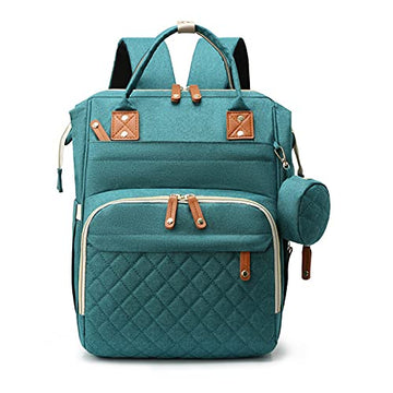 zepingminn Diaper Bag Backpack, Nappy Bag Gift for Boys/Girl-Mothers Day Gifts,Mommy Bag With USB Charging Port (Green)