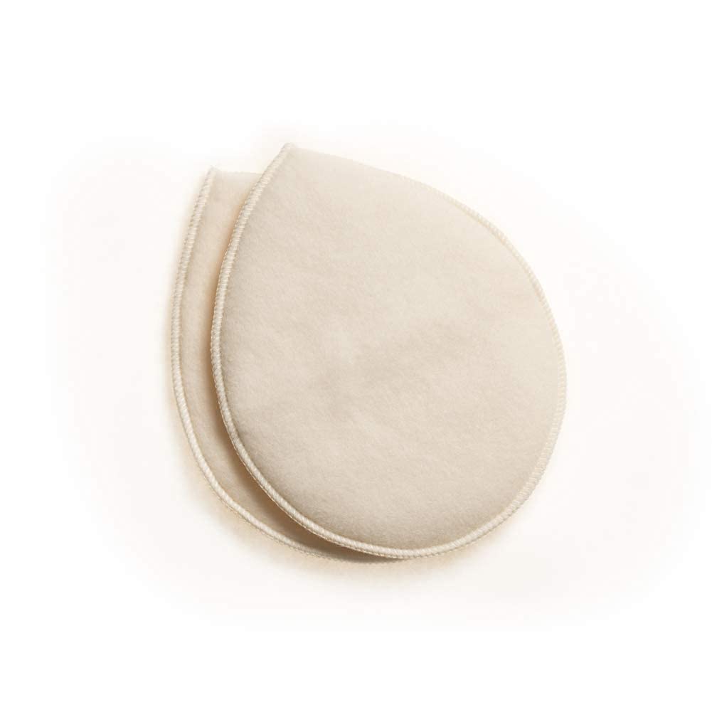 Merino Wool Nursing Pads, Style Softline, Regular Thickness, Teardrop - 10 X 7 In.