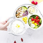 Stainless Steel Plate Divided Meal Tray Sections Dinner Dish For Babies, Toddlers And Kids Eating Food Car Shape Bpa-Free Safe F