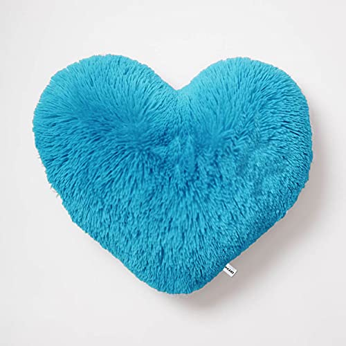 PICKKART Love Cushion Pillow for Valentines Day Red Fur Big Heart Shape Pillows Cushion Fillers  Valentine Day Love Pillow fo