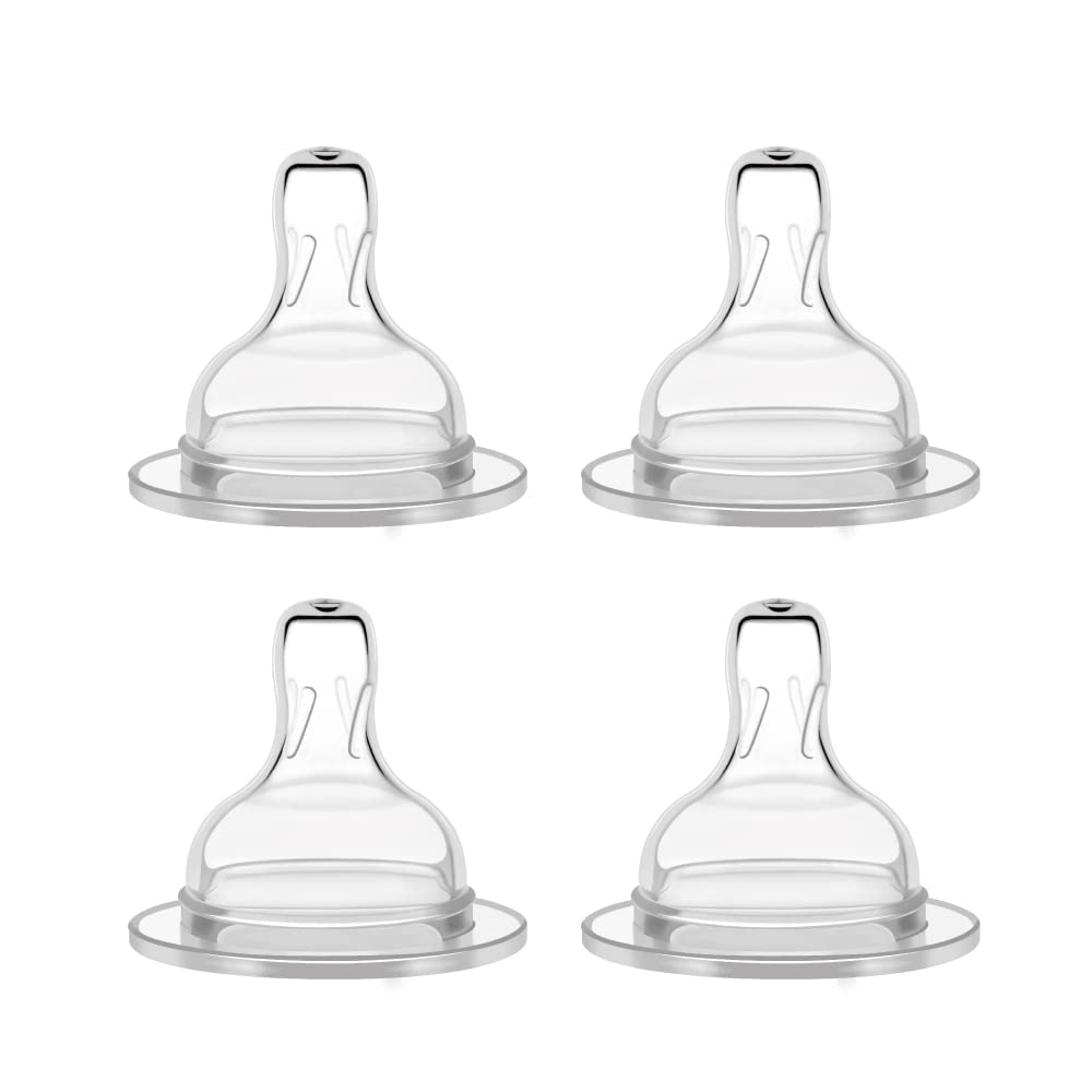 Maymom Silicone Nipple Medium Flow, 4Pc