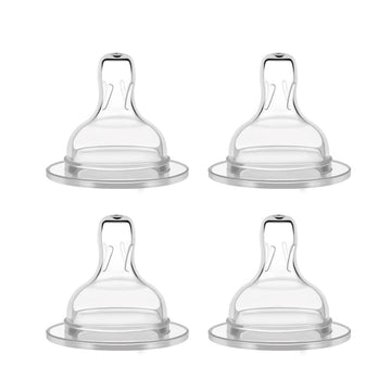Maymom Silicone Nipple Fast Flow, 4Pc