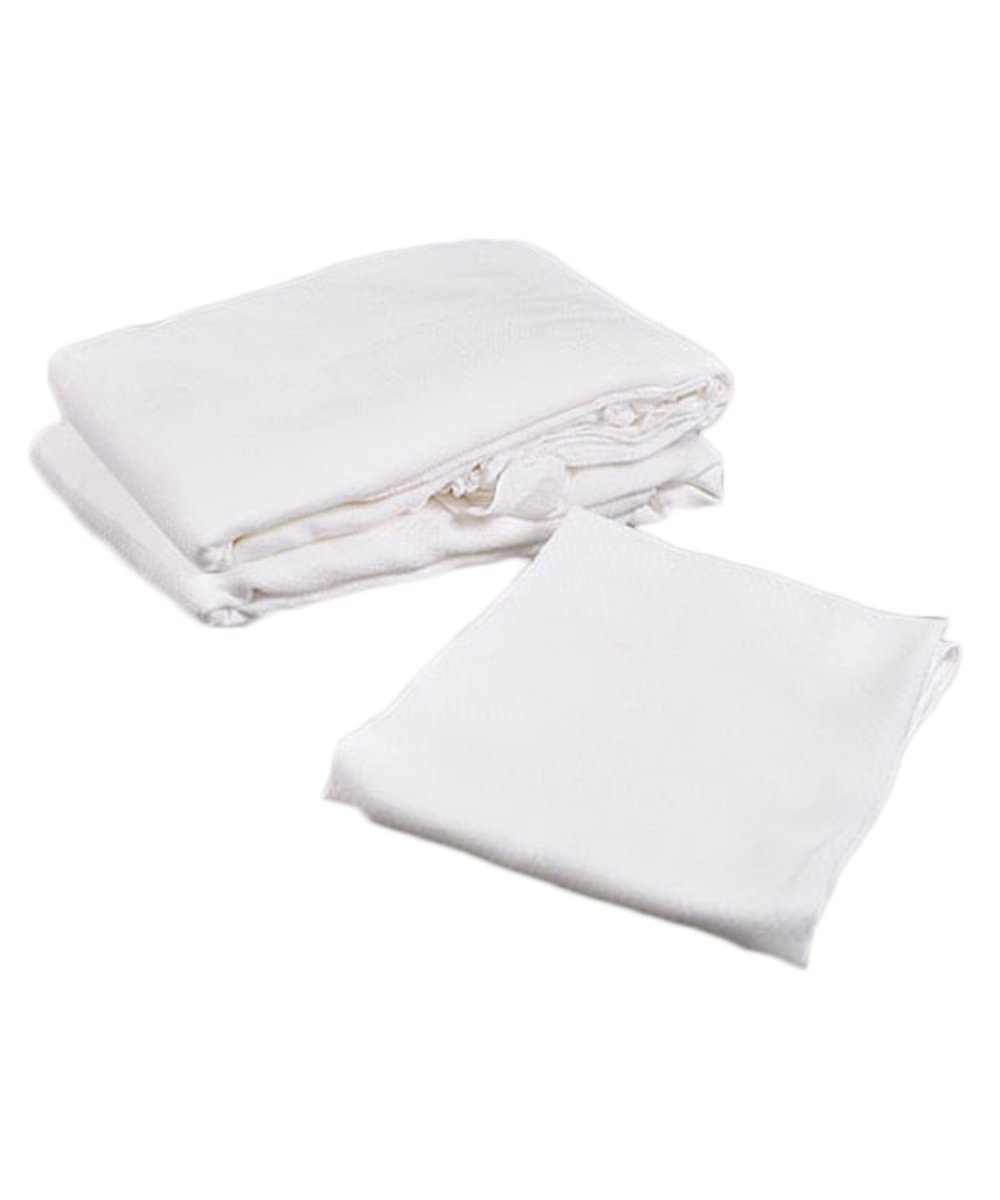 Brandilo High Absorbancy Birdseye Reusable Flat Cloth Diapers, Soft & Safe 27 X 27 100% Cotton Burp Cloth, Also Great To Clean M