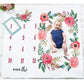 BabyMoon Newborn Photography Bedsheet Prop for Baby Photoshoot Costume (Rose)