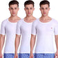 T.T. Mens Titanic Halfsleev Vest Pack Of 3 White