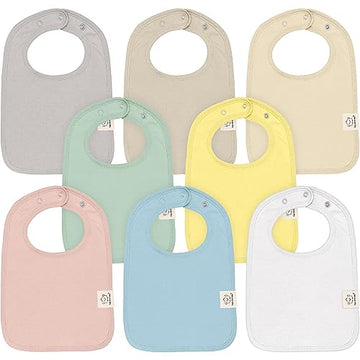 8-Pack Organic Baby Bibs For Girl, Boy - Drool Bibs For Baby Boy, Bibs For Baby Girl, Baby Bibs For Girls, Boys, Baby Boy Bibs,