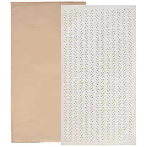 Owlowla Baby Diaper Changing Pad Portable Changing Mat Travel Changing Pad Liner For Baby And Small Toddler(Beige&Herringbone)