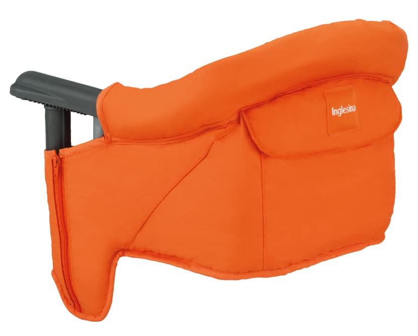 Inglesina Fast Table Chair - Orange + Fast Dining Tray - Portable High Chair for Baby & Toddlers, Infant 6-36 Months - Fits Tabl