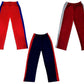 Girls Solid Cotton Side Patta Regular Pyjamas Lower (Pack of 3) Maroon::Navy Blue::Red