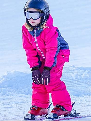 Hicarer 2 Pairs Kids Waterproof Winter Snow Gloves For Boys Girls Child Toddler Warm Ski Gloves For Cold Weather