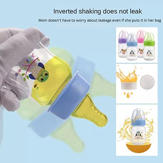 4-Pack Anti-Colic Baby Bottles For Newborns, 2Oz (60Ml) | Bpa-Free, Breastfeeding Transition, Vented For Gas & Colic Relief | Id
