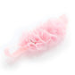 My Lello Baby Flower Headbands Fabric Beaded Trio Stretchy Elastic Pair (Light Pink/Gray)