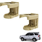 Kozdiko Car Beige Foldable Drink Holder, Cup, Glass, Can And Bottle Holder (Pack Of 2) For All Cars