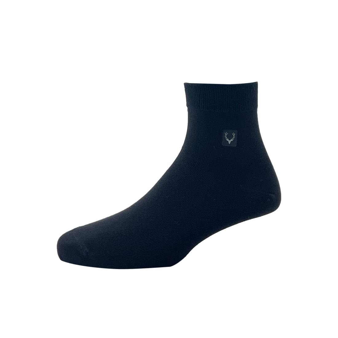 Allen Solly Quarter Length MenS Plain Pattern Socks  Black