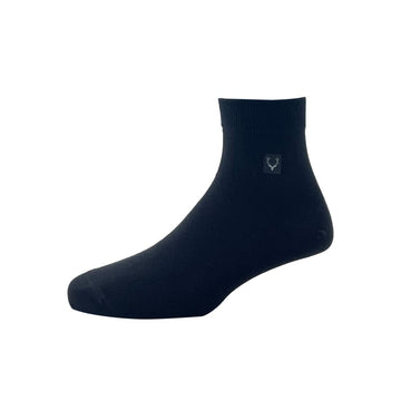 Allen Solly Quarter Length MenS Plain Pattern Socks  Black