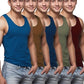 Cosco Fouji MenS Cotton Vest Assorted Colour [ ComboPack Of 5 ] L / 90 Cm | Sleeveless | Round Neck | Regular Fit, Large