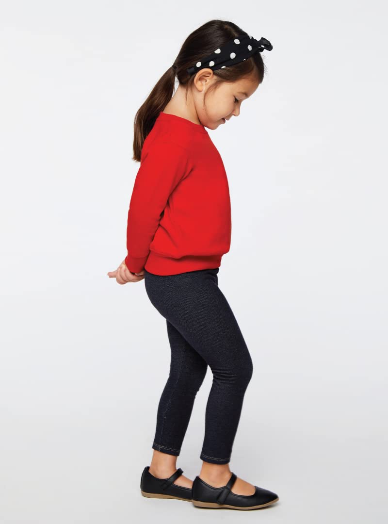 Rabbit Skins Toddler Fleece Long Sleeve Pullover Sweatshirt, Royal, 3T