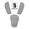 3 Pieces Baby Stroller Car Seat Strap Covers And Crotch Pad Combo Grey, Universal Soft Seat Belt Strap Covers For Newborns Infan