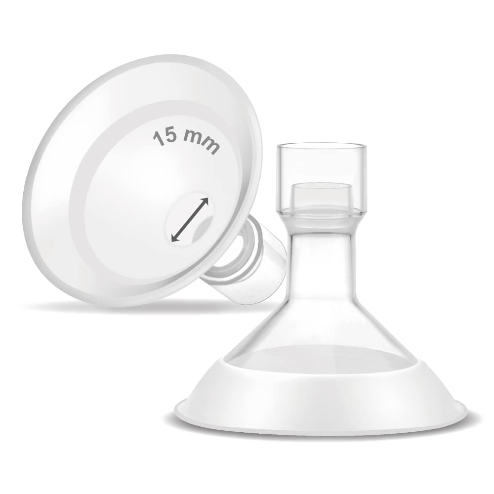Maymom Myfit Comfy Series 15 Mm Two-Piece Design Breastshield Compatible With Medela Breast Pumps; Not Original Medela Pump Part