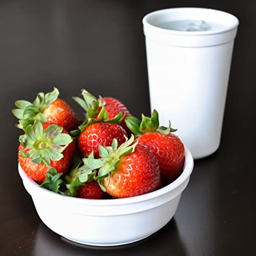 Re-Play 12 Oz. Toddler Bowls for Snack and Everyday Dining - Dishwasher and Microwave Safe - Made in USA - Set of 4-5.75 x 5.75