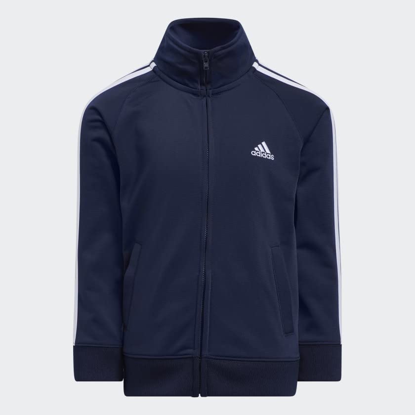 Adidas Baby Boys Li'L Tricot Jacket & Clothing Pants Set, Collegiate Navy, 18 Months Us