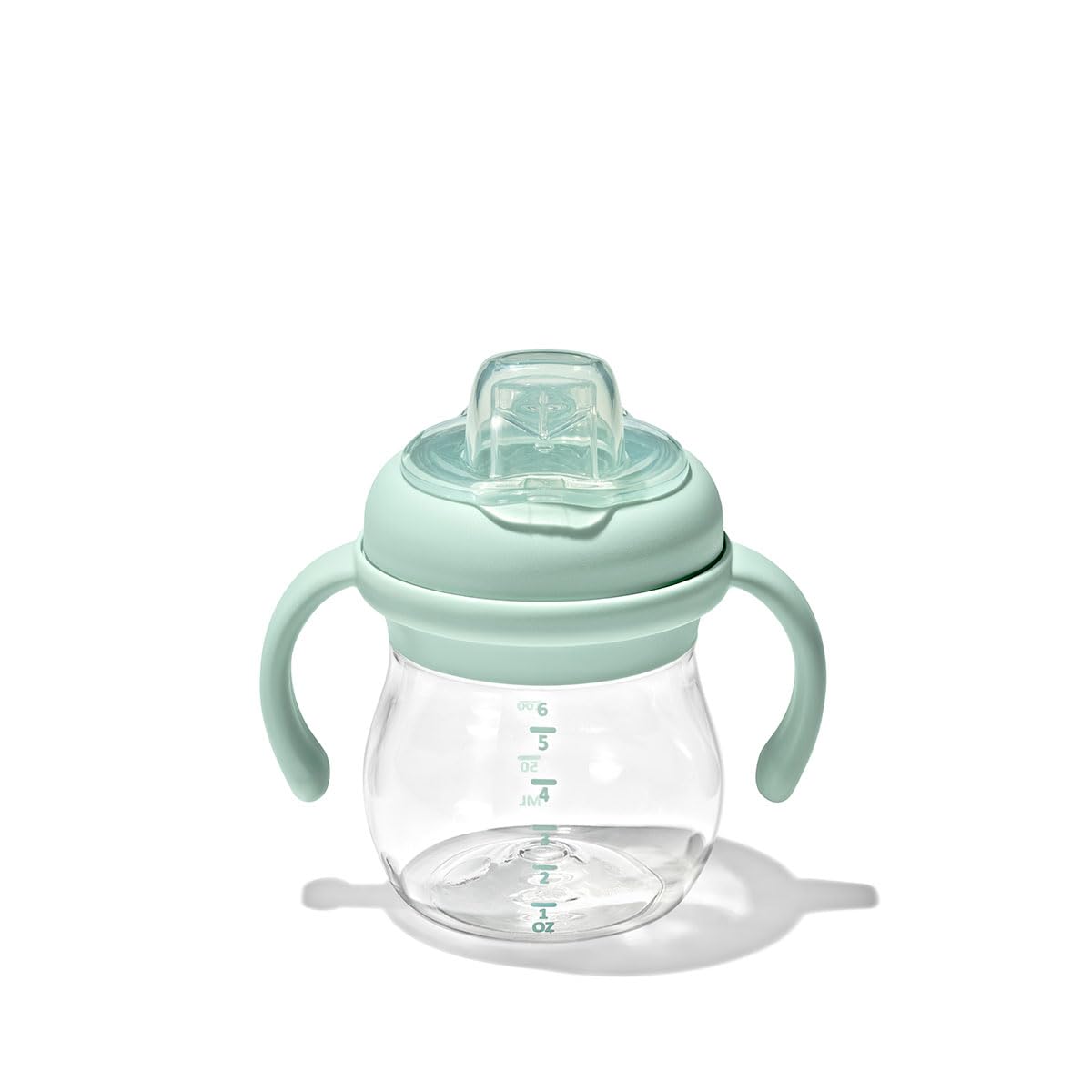 OXO Tot Transitions Soft Spout Sippy Cup with Removable Handles  6 oz.  Opal