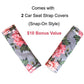 Breastfeeding Cover - Car Seat Cover With Bonus Strap Covers - Kiddo Kind Gray Floral