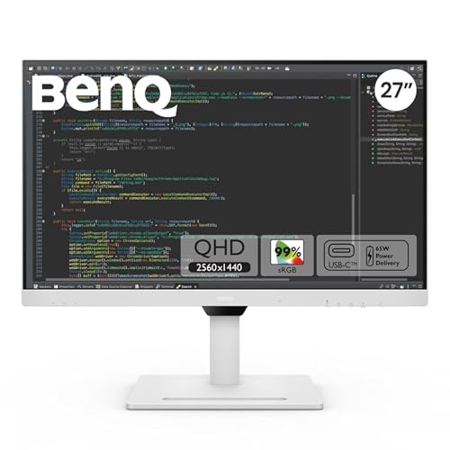 Benq Gw2790Qt 27 Ips 2K Qhd Monitor| UsbC (65W Pd)| Coding Mode| 99%Srgb|Daisy Chain| Height Adjust| 75Hz| Eye Safe Certified|