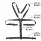 Twoworld Baby High Chair Seat Cushion Liner Mat Pad Cover And High Chair Straps (5 Point Harness) 1 Suit (Giraffe)