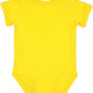 Rabbit Skins Baby Soft Fine Jersey Short Sleeve Bodysuit (4424) Yellow, 18 Months