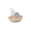 PlanToys Sailing Boat Seal - Bath Toy - Water Toy Children - Bath Toy Baby from 1 Year - Set with Sailing Boat and Removable Sea