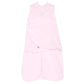 HALO Micro-Fleece Sleepsack Swaddle, 3-Way Adjustable Wearable Blanket, TOG 3.0, Soft Pink, Small, 3-6 Months
