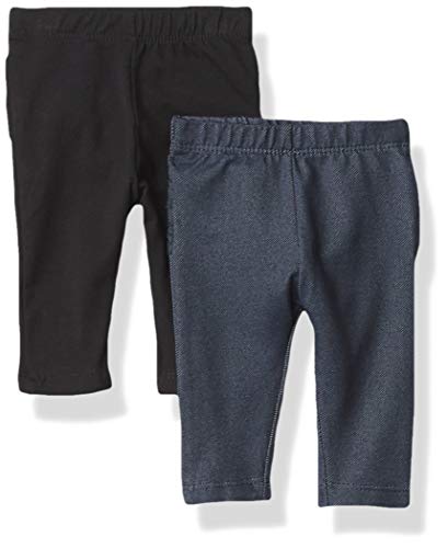 The Childrens Place Baby Girls 2 Pack Legging Pants,,9-12Mos