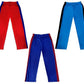 Girls Solid Cotton Side Patta Regular Pyjamas Lower (Pack of 3) Sky Blue::Blue::Red