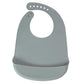 Baby Pick Silicone Bibs For Babies- Bpa-Free Waterproof Bib With Pocket- Dishwasher Safe Feeding Bib With Food Catcher (Grey Blu