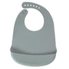 Baby Pick Silicone Bibs For Babies- Bpa-Free Waterproof Bib With Pocket- Dishwasher Safe Feeding Bib With Food Catcher (Grey Blu