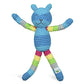 i Play. green sprouts Animal Friend Rattle Made from Organic Cotton, Blue