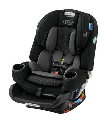 Graco 4Ever Extend2Fit DLX 4-in-1 Convertible Car Seat - Infant to Toddler, Rear & Forward Facing, Booster, Adjustable Recline, 