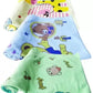Teri Beri 100% Soft Cotton Baby Bath Towel for Infants/New Born/Babies (Colours & Prints Vary) (Pack of 3)