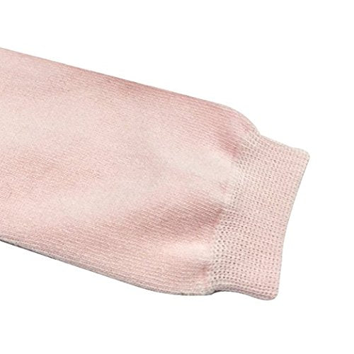 Allydrew 4 Pack Baby Leg Warmer Set & Toddler Leg Warmer Set For Boys & Girls (Solid Light Pink)