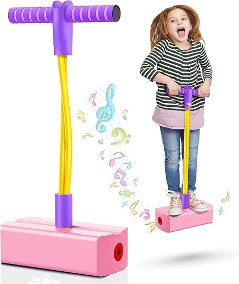 RAM MANTRA Foam Pogo Jumper for Kids & Adults | Safe Pogo Stick Toy with Squeaky Sound | Indoor & Outdoor Jumping Exercise Toy |