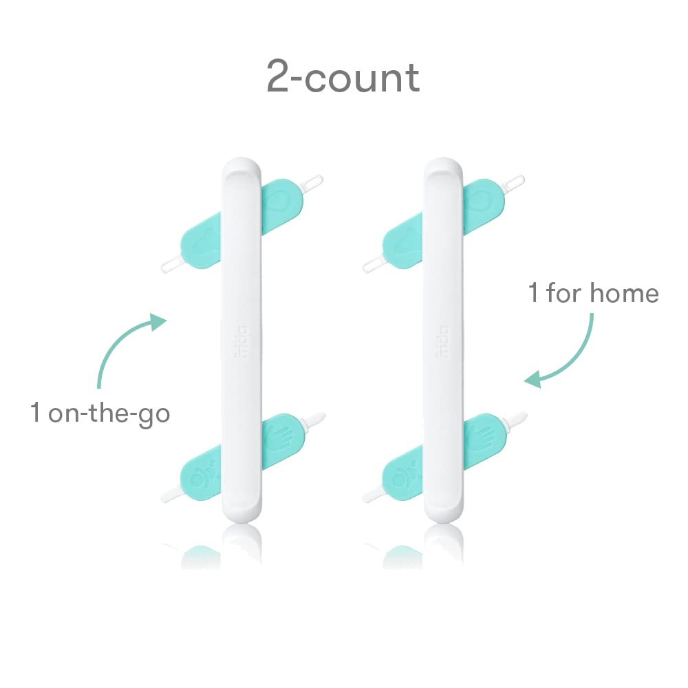 Frida Baby 3-In-1 Nose, Nail + Ear Picker [2 Count] By Frida Baby The Makers Of Nosefrida The Snotsucker, Safely Clean Baby'S Bo