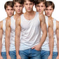 Cosco Fouji MenS Cotton Vest White [ ComboPack Of 5 ] L / 90 Cm | Sleeveless | Round Neck | Regular Fit