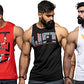 Juari Be A Gentleman Cotton MenS Sleeveless Gym Regular Fit Vest (Multicolor, Medium), Combo Pack Of 3