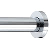 Ivilon Shower Curtain Rod - Flat End Cap Spring Tension Rods For Windows Or Shower, 36 To 54 Chrome