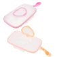 SAFIGLE 2Pcs Portable Travel Wipes Dispenser Lightweight Wipe Holder for Crib Stroller Compact Wet Tissue Box with Cover for Hom